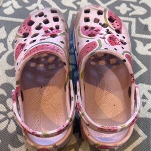 Kids Pink Watermelon Clogs size 13/1